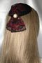 Black Red Lace Milinary Style Kippot