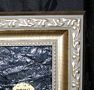 Black Embossed Gold Sheen Framed Art Jewish Art