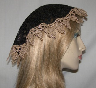 Black Gold Lace Mapit Gold Grape Venise Trim