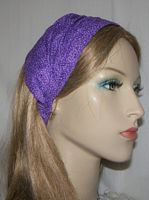 Purple Floral Headband