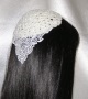 Ivory Chenille Kipa Ivory Venise Applique