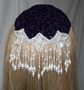 Purple Chenille Kippah Pearl Applique