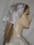 Shira White Chantilly Lace Kerchief