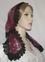 Wine Lace Hair Wraps