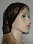 Adah Black Net Kerchief