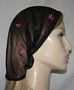 Adah Substitute Black Net Floral Fabric
