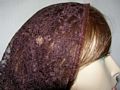 Brown Re-Embroidery Lace Scarf
