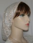 Tan Batiste Lined Lace Snood