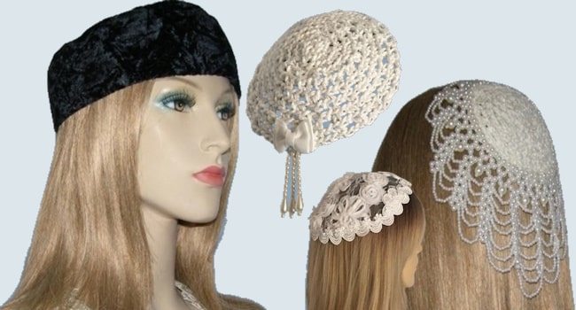 Bucharian Kippah | Crocheted Kippot | Embellished Kippot Kippah Designs - Yamulkes